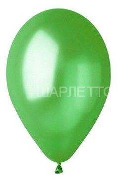 Шар ЗЕЛЕНЫЙ МЕТАЛЛИК оформительский
