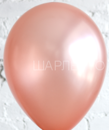 Шар РОЗОВОЕ ЗОЛОТО МЕТАЛЛИК оформительский