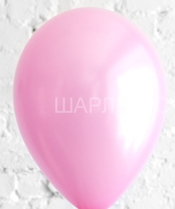 Шар РОЗОВЫЙ МЕТАЛЛИК оформительский