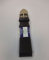 Ремешок для часов иск. кожа 22мм.темно-коричневый STX