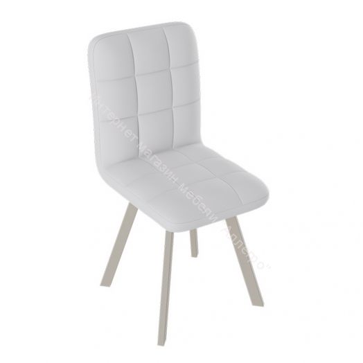 Стул «Франк» (паук) (Капучино матовый/Кожзам Белый)
