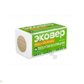 Эковер Кровля Низ 100 кг/м3 1000*600*50*8 шт (0,240 м3/упак; 4,8 м2/упак) код:084384.