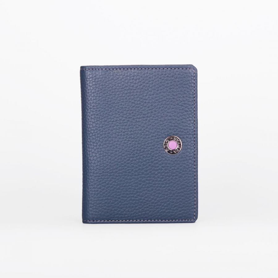 Обложка для документов с RFID защитой Stampa Brio 267-R-1514CF BLUE/PINK