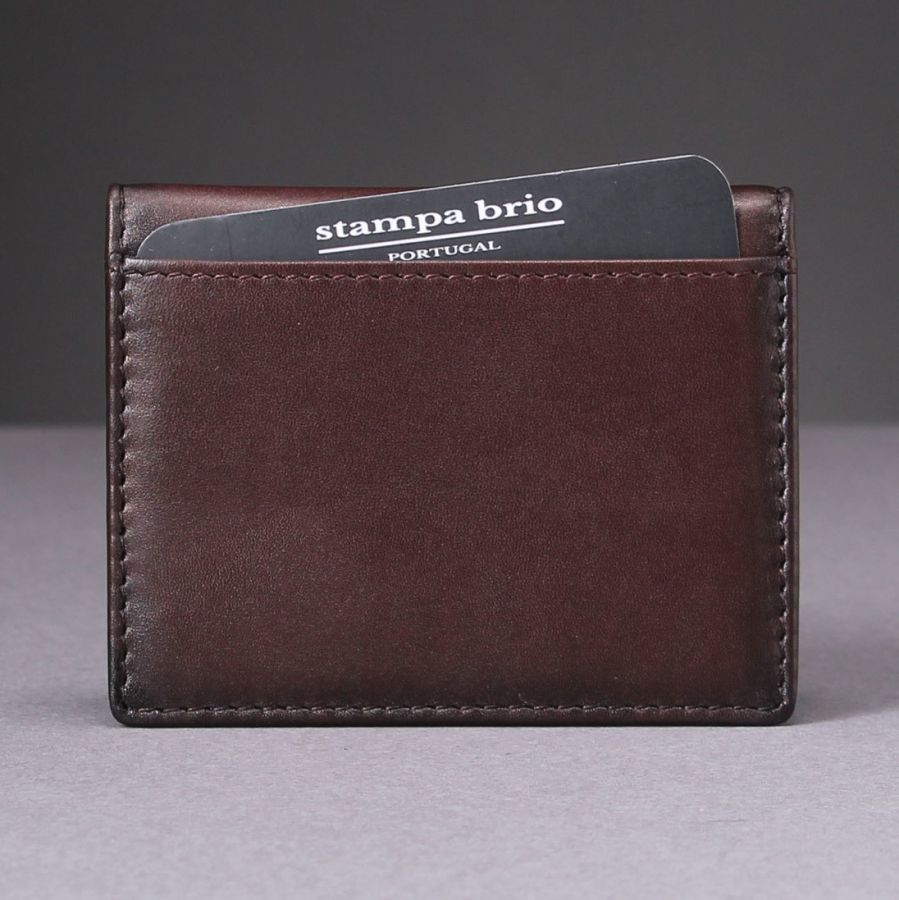 Футляр для карт с RFID защитой Stampa Brio 510-R-2017DKT BROWN