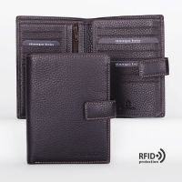 Портмоне вертикальное 5 в 1 с RFID защитой Stampa Brio 603-R-2951F Brown BGS