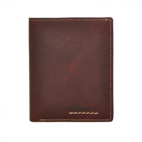Кожаное портмоне Stampa Brio 689-3757PF Brown BGS