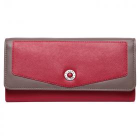 Кошелек женский Stampa Brio 955-4364 S.Red/N.Taupe