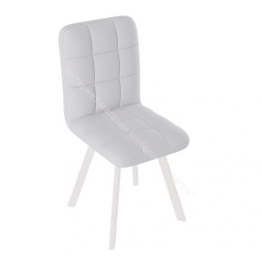 Стул «Франк» (паук) (Белый матовый/Кожзам Белый)