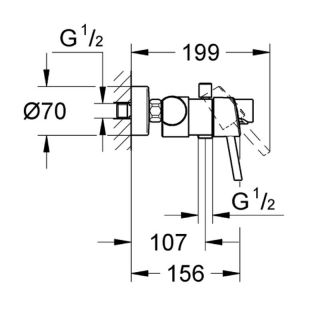 GROHE | CONCETTO EINHAND-WANNENBATTERIE | Duş Smestiteli kod 32211001