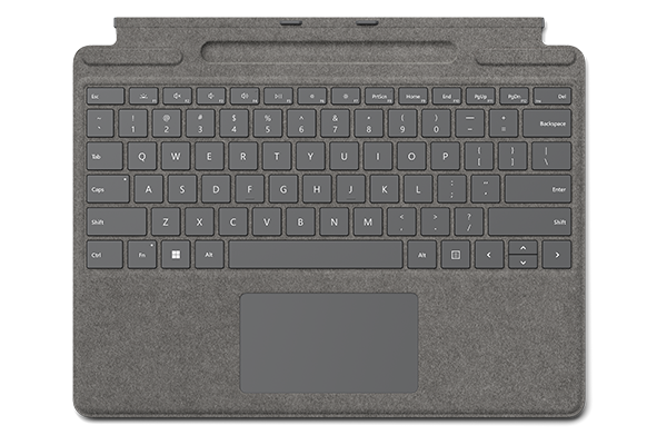 Клавиатура Microsoft Surface Pro Signature Keyboard Alcantara (Platinum)