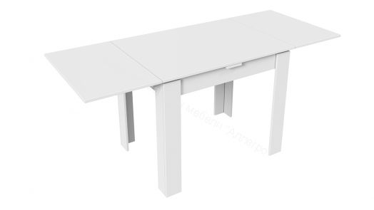 Стол раздвижной «Промо» тип 3 (Белый/Белый)