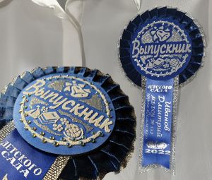 - Розетка для детского сада 2026 именная, 3d, синяя(20% предоплата)