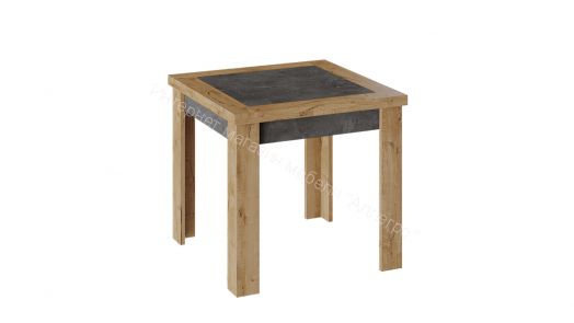 Стол раздвижной «Хьюстон» тип 3 (Дуб Вотан/Моод Темный)