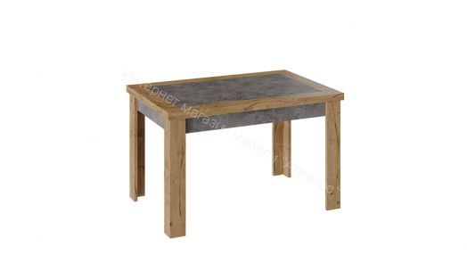 Стол раздвижной «Хьюстон» тип 4 (Дуб Вотан/Моод Темный)