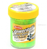 Паста Berkley Natural scent TroutBait Fish Pellet Fluo Green Yellow (рыбный пеллетс)