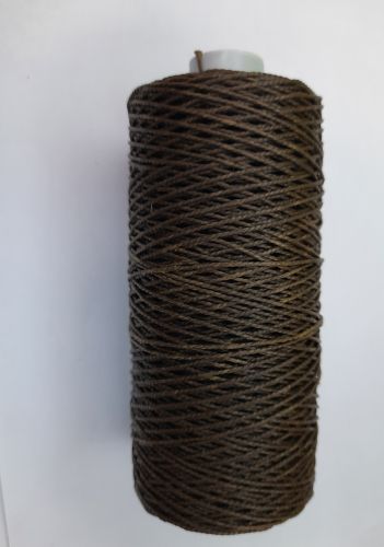 Нитки вощенные коричневые, 200м