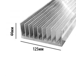 Профиль алюминиевый ш-образный 125x44мм 5кг