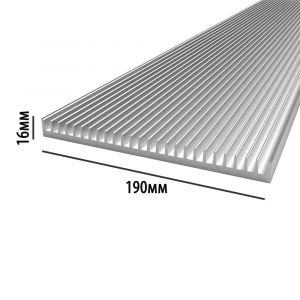 Профиль алюминиевый 190 мм х 16 мм х 4,52 кг