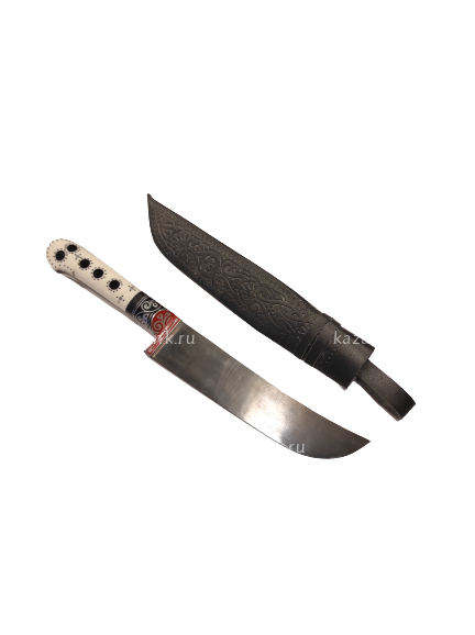 Пчак Узбекский нож, ручка полир.кость, шх-15