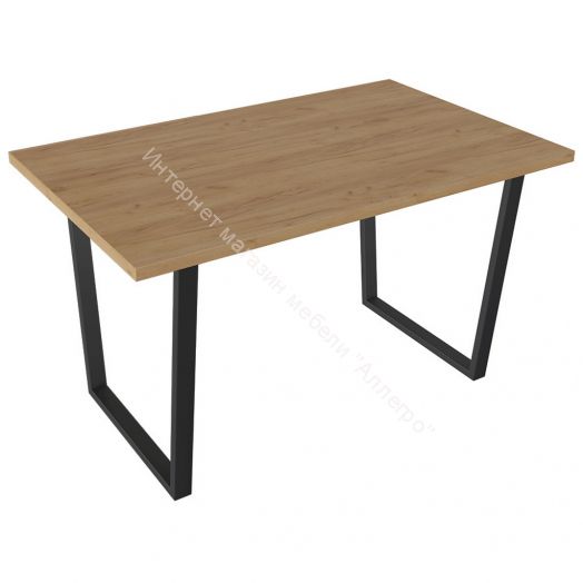 Стол обеденный «Даллас» Тип 1 (Черный/Дуб крафт золотой)