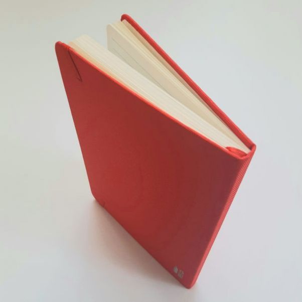 Эко блокнот из RPET Mivaz красный