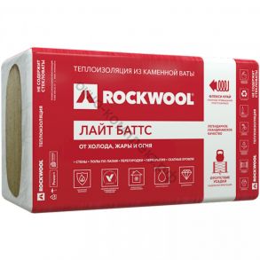 ROCKWOOL Лайт Баттс Экстра 50 кг/м3 1000*600*100*4 шт (0,24 м3/упак; 2,4 м2/упак) код:137206