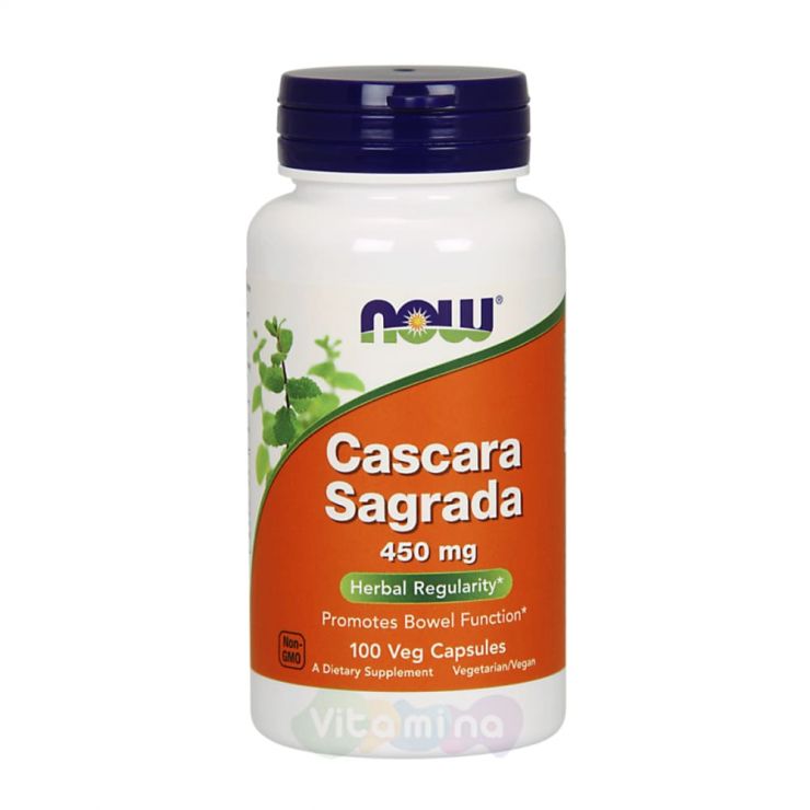 Now Cascara Sagrada Каскара Саграда, 100 капс