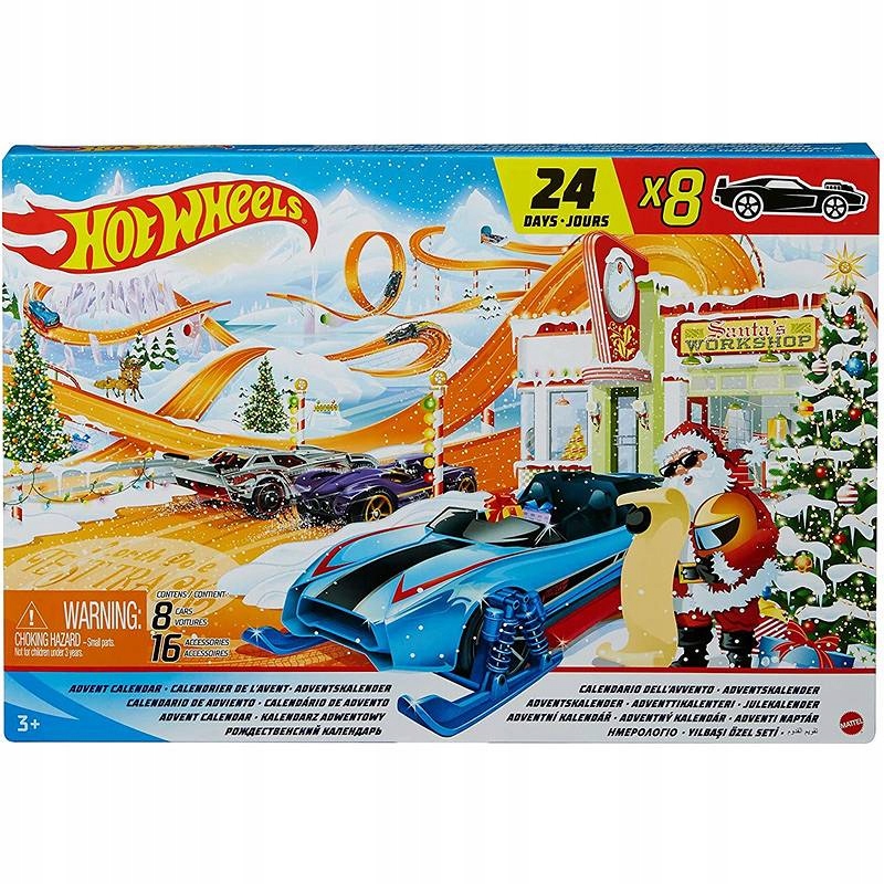 Рождественский календарь Hot Wheels GTD78