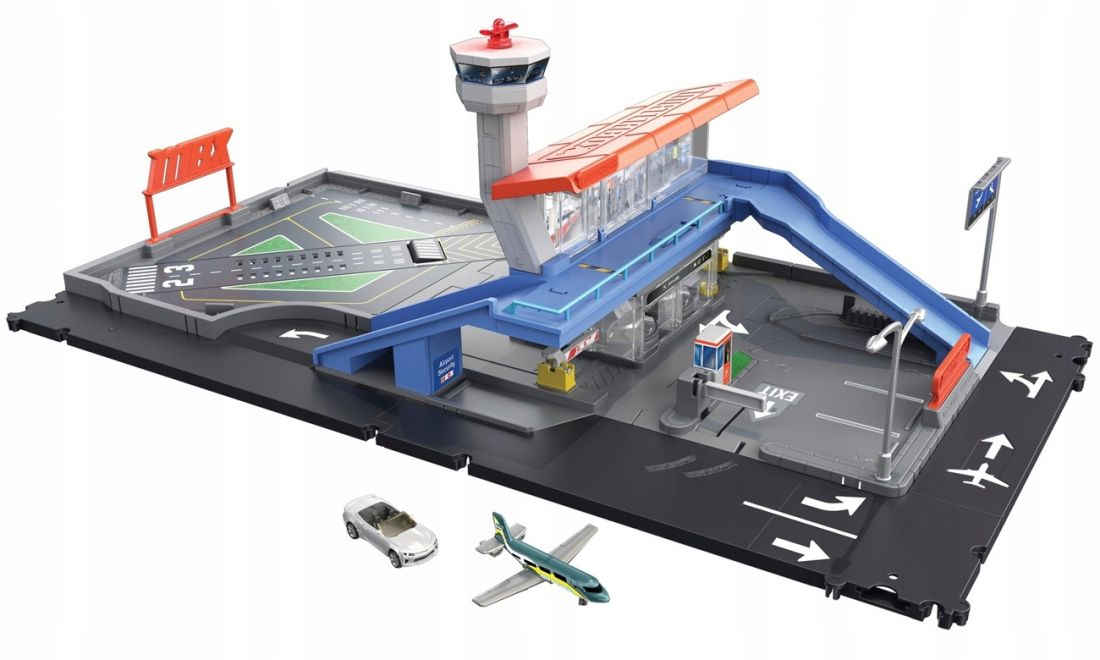 Набор приключений Matchbox Real Airport аэропорт HCN34