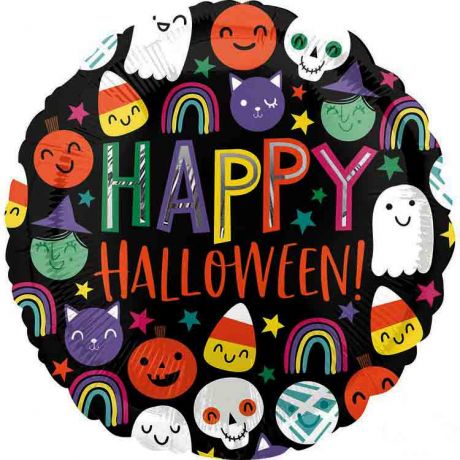 Набор шаров  Happy Halloween (5 шт)