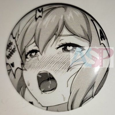 Значок (Средний 37 мм) Ahegao