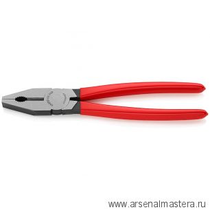 Плоскогубцы комбинированные 250 мм (ПАССАТИЖИ) фосфатированные, обливные ручки 03 01 250 KNIPEX KN-0301250