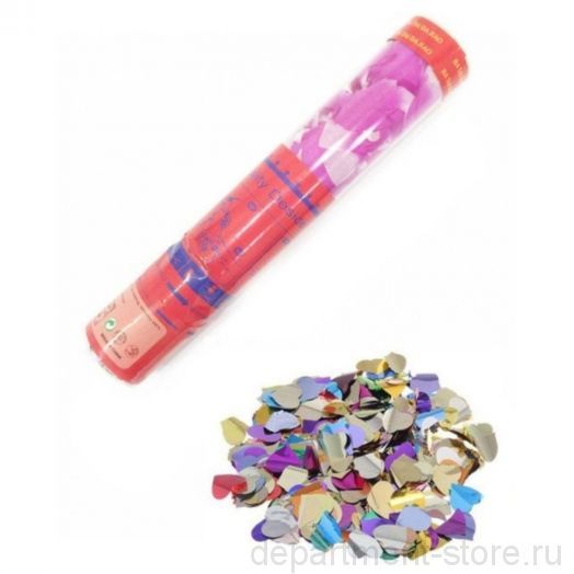 Пневматическая хлопушка с конфетти, 30 см