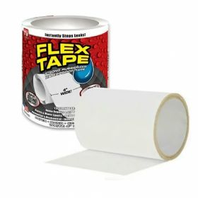 Клейкая лента Flex белая 4х5"