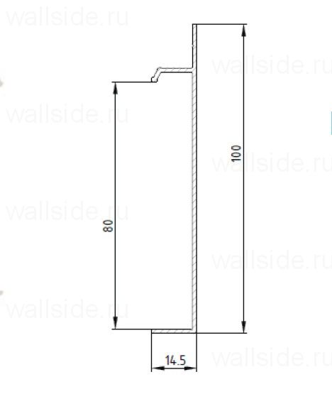 Плинтус скрытого монтажа