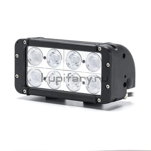 Cветодиодная балка 80W 10 led CREE 20 см mini комбо без переключения