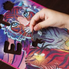 Деревянный пазл Тигренок