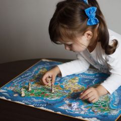 Деревянный пазл World Tour