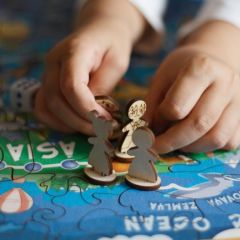 Пазл карта мира на английском языке World Tour