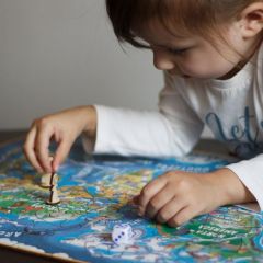 Деревянный пазл World Tour