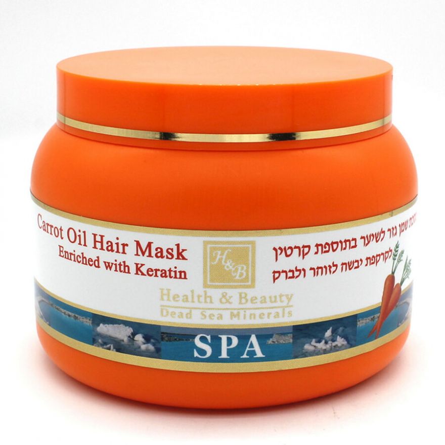 Маска для волос на основе морковного масла Health & Beauty (Хелс энд Бьюти) 250 мл