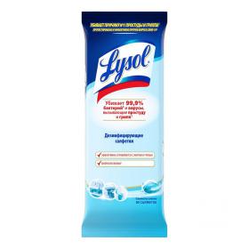 Салфетки влажные, дезенфицирующие Lysol, в упаковке 30 шт