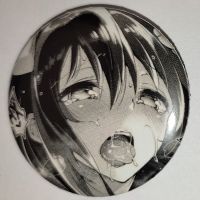 Значок (Средний 37 мм) Ahegao