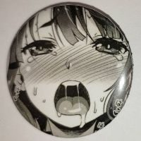 Значок (Средний 37 мм) Ahegao