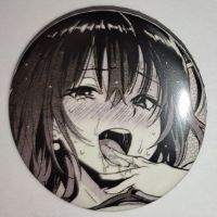 Значок (Средний 37 мм) Ahegao