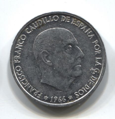 50 сантимов 1967 Испания