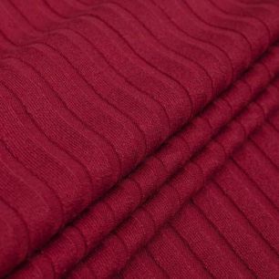 Трикотаж в рубчик красный 50х37