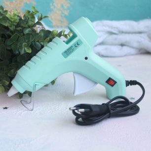 Инструменты для куклоделия - Клеевой пистолет, мятный (клей-пистолет)