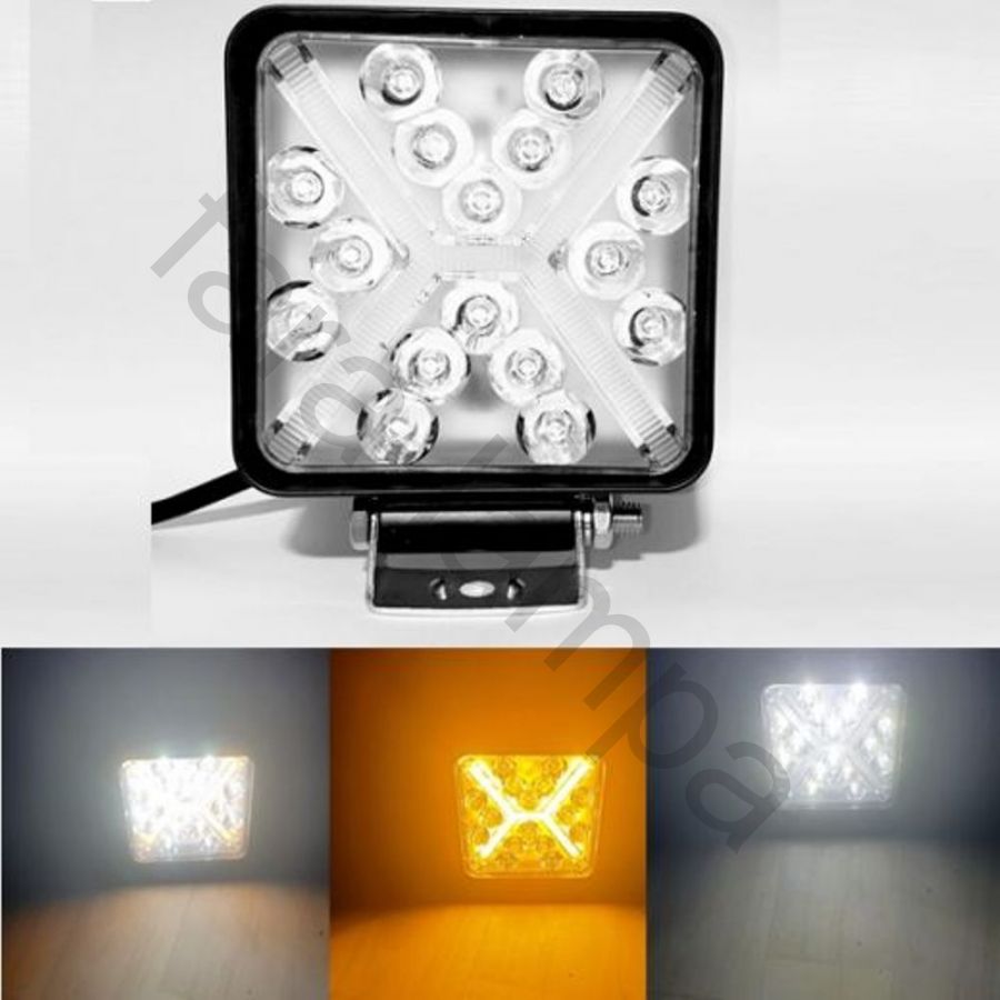 Желтая светодиодная противотуманная фара