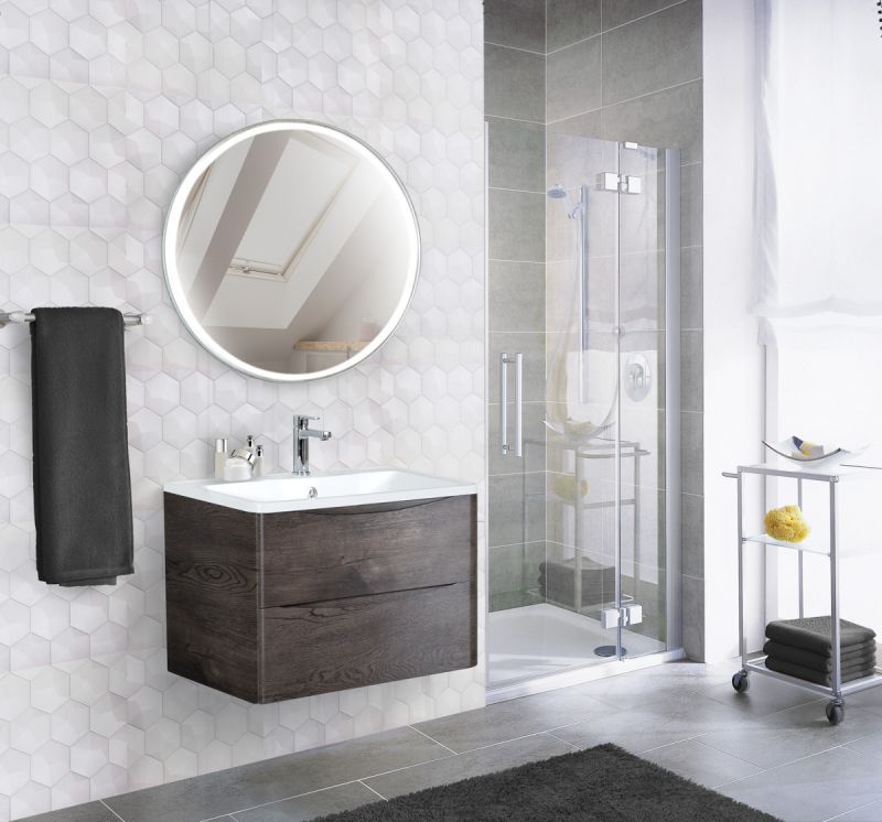 Тумба под раковину подвесная BelBagno ACQUA-800-2C-SO-RNG Rovere Nature Grigio